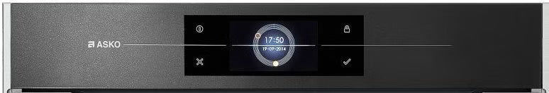 ASKO OCM8478G 45cm Elements Combi Microwave Oven Pearl Black