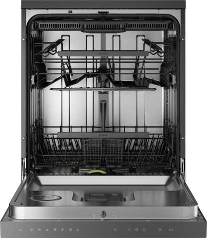 ASKO HDFS143B.BS.AU Core Series 2 Freestanding Dishwasher Black Steel