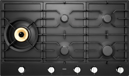 ASKO HG1986AD 90cm Craft Series 1 Gas Cooktop Graphite Black