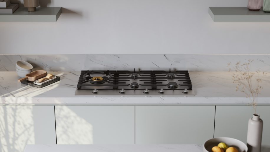 ASKO HG1986SD 90cm Craft Series 1 Gas Cooktop Stainless Steel