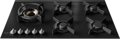 ASKO HG8953BGD1 90cm Gas Cooktop Black Ceramic Glass