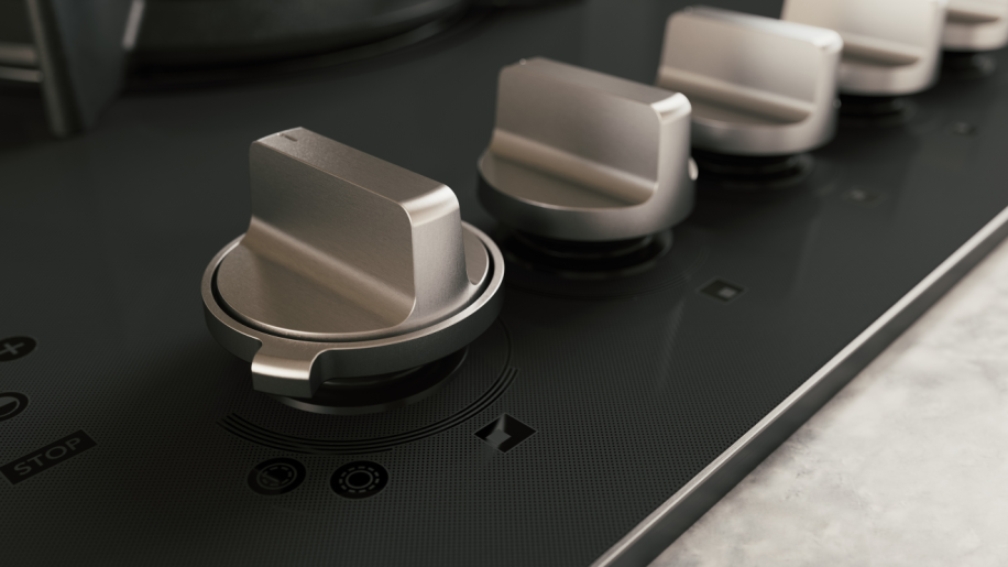 ASKO HG8954MGD1 90cm Gas Cooktop Matt Black Ceramic Glass