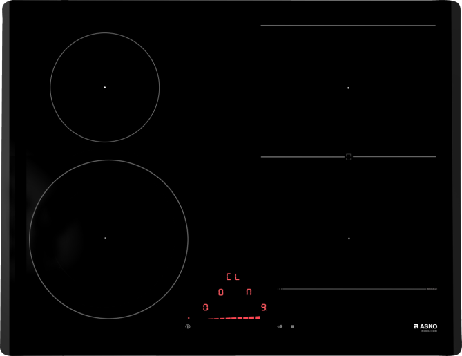ASKO HI1621G 60cm Induction Cooktop Black Ceramic Glass