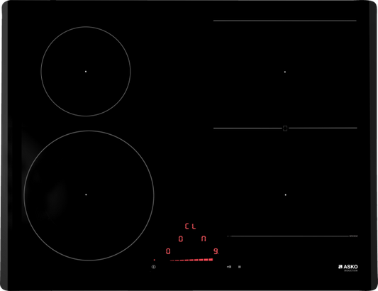 ASKO HI1621G 60cm Induction Cooktop Black Ceramic Glass