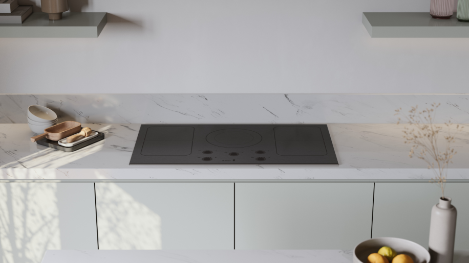 ASKO HI1994M 90cm Induction Cooktop Brushed Matt Black Glass