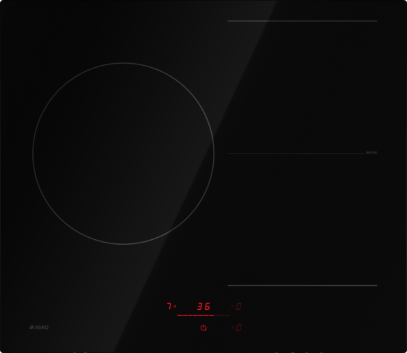 ASKO HI2632FBG1 60cm Series 2 Induction Cooktop Black