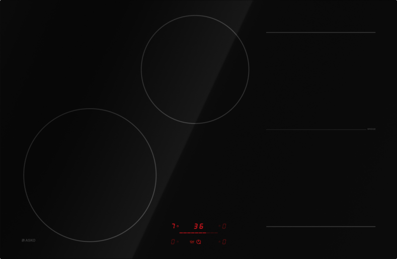 ASKO HI2842FBG1 80cm Series 2 Induction Cooktop Black