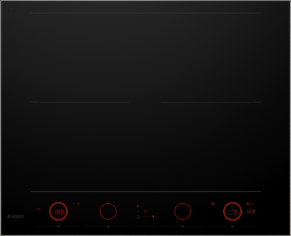ASKO HID654GC 64cm Premium Series 8 Induction Cooktop Black