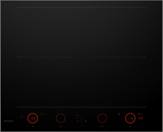 ASKO HID654GC 64cm Premium Series 8 Induction Cooktop Black