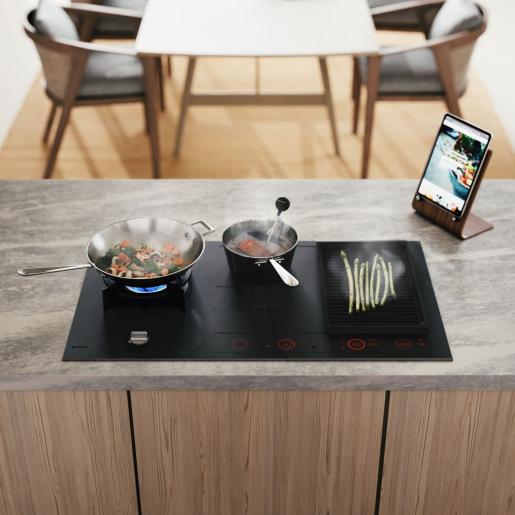 ASKO HIG89524MGD1 90cm Elements Combined Gas and Induction Cooktop