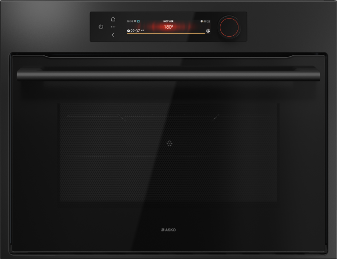 ASKO OCM64GSH.AU 45cm Craft Series 6 Combi Microwave Oven Graphite Black