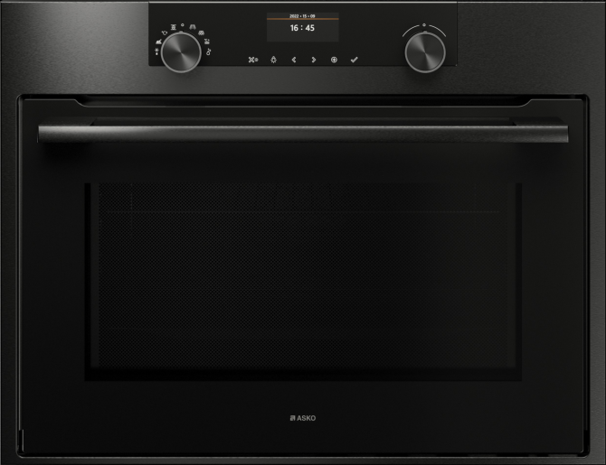ASKO OCM8464B 45cm Craft Combi Microwave Oven Black