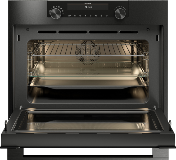 ASKO OCM8487B 45cm Craft Combi Microwave Oven Black Steel
