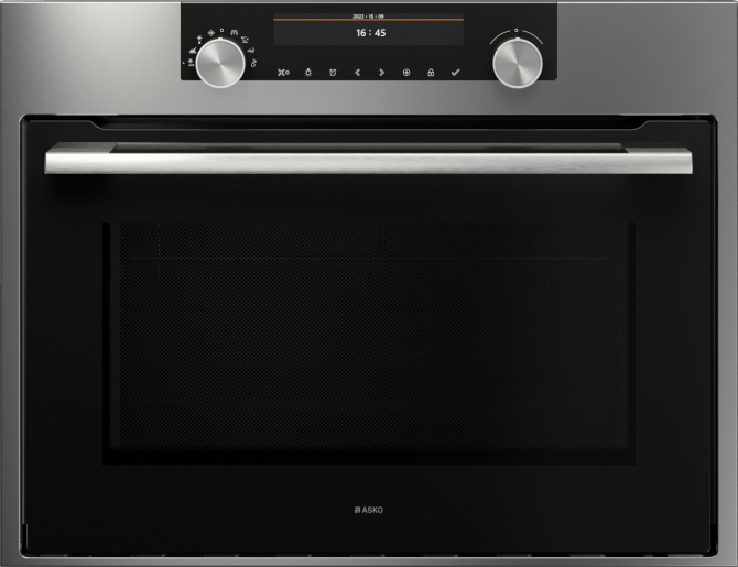 ASKO OCM8487S 45cm Craft Combi Microwave Oven Stainless Steel