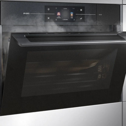 ASKO OCS8478G 45cm Elements Combi Steam Oven Black Glass
