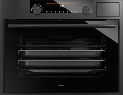 ASKO OCS8487B 45cm Craft Combi Steam Oven Black Steel