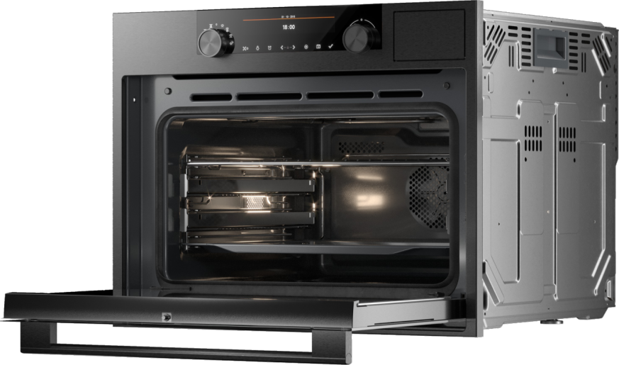 ASKO OCS8487B 45cm Craft Combi Steam Oven Black Steel