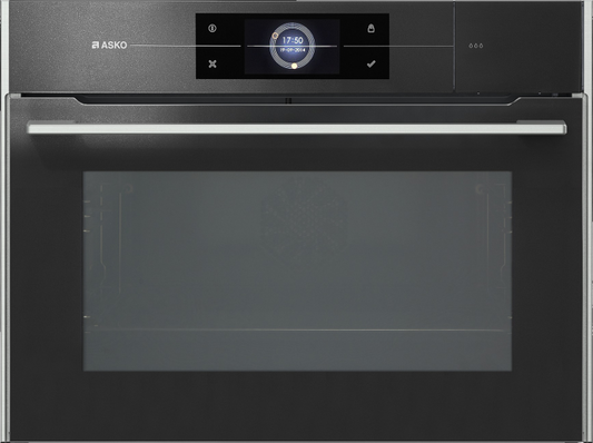 ASKO OCSM8478G 45cm Elements 5-in-1 Combi Oven Pearl Black