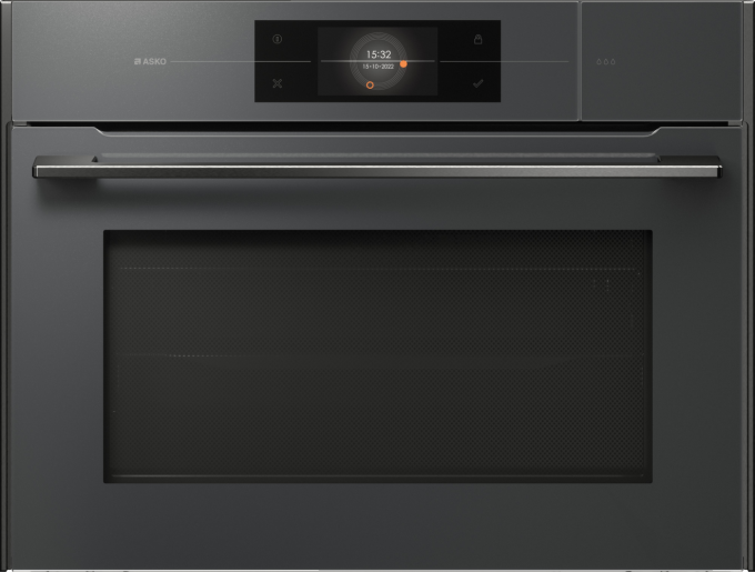 ASKO OCSM8478GG 45cm Elements Series 8 5-in-1 Combi Oven Pearl Grey
