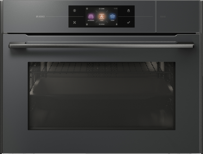 ASKO OCSM8478GG 45cm Elements Series 8 5-in-1 Combi Oven Pearl Grey