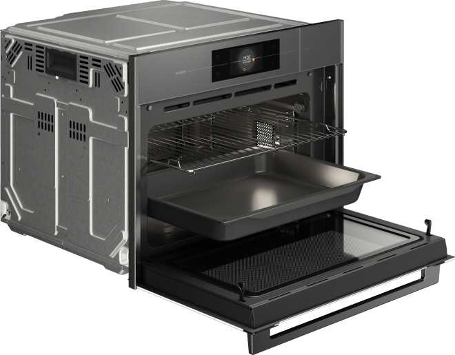 ASKO OCSM8478GG 45cm Elements Series 8 5-in-1 Combi Oven Pearl Grey