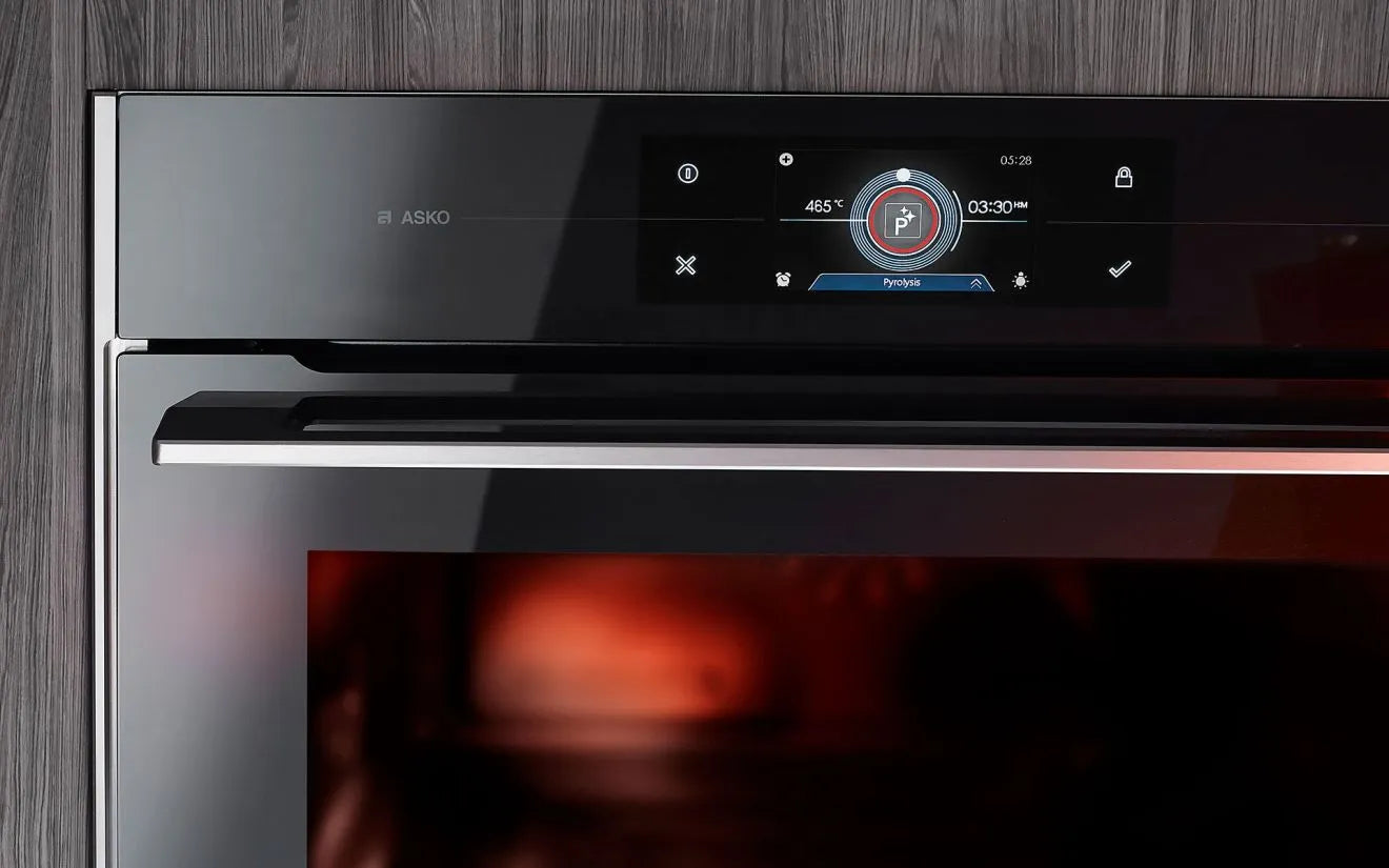 ASKO OP8678G 60cm Elements Pyrolytic Oven in Pearl Black