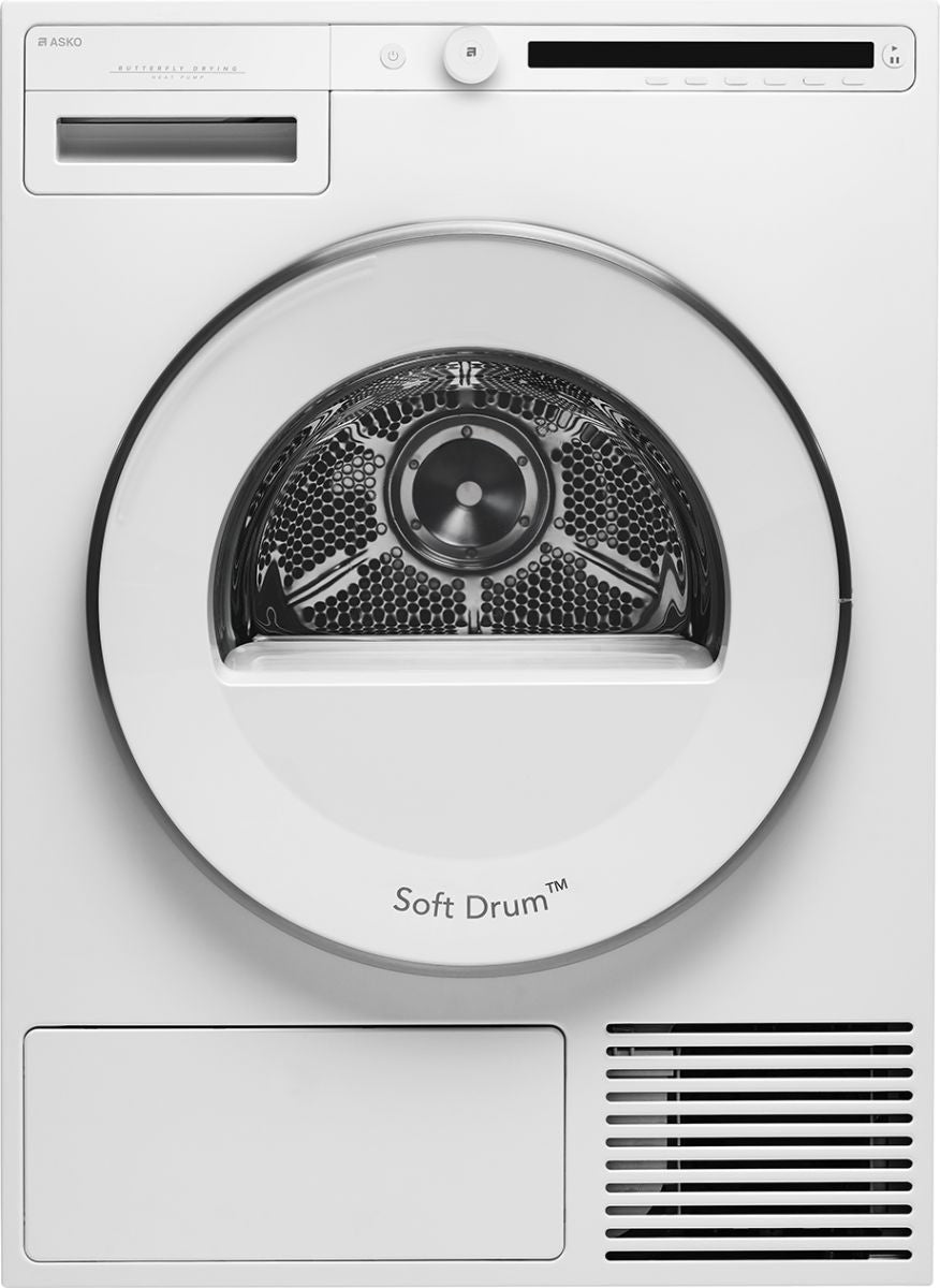 ASKO T208H.W.AU 8kg Classic Heat Pump Dryer in White