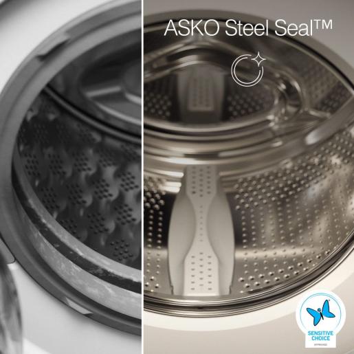 ASKO W3086CW.AU 8kg Logic Steel Seal Front Load Washing Machine in White